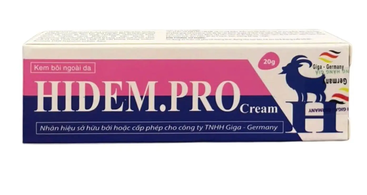 Thuốc Hidem.Pro Cream hỗ trợ phục hồi da bị tổn thương do các bệnh lý gây ra